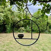 Load image into Gallery viewer, Handmade Metal Hanging Bird Feeder