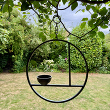 Load image into Gallery viewer, Handmade Metal Hanging Bird Feeder