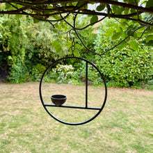 Load image into Gallery viewer, Handmade Metal Hanging Bird Feeder