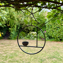 Load image into Gallery viewer, Handmade Metal Hanging Bird Feeder