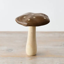 Load image into Gallery viewer, Handcrafted Wooden Mushrooms – Rustic Nature-Inspired Ornaments