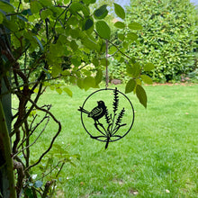 Load image into Gallery viewer, Metal Blackbird Hanging Garden Ornament (12.5 cm)