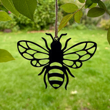 Load image into Gallery viewer, Cute Bee Hanging Metal Garden Ornament (11 cm)