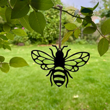 Load image into Gallery viewer, Cute Bee Hanging Metal Garden Ornament (11 cm)