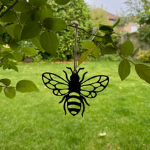 Load image into Gallery viewer, Cute Bee Hanging Metal Garden Ornament (11 cm)
