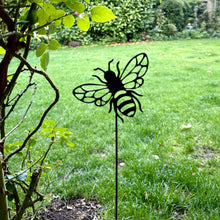 Load image into Gallery viewer, Metal Bee Garden Stake (45 cm)