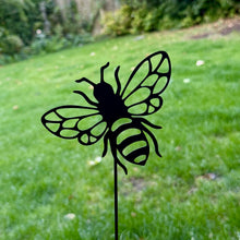 Load image into Gallery viewer, Metal Bee Garden Stake (45 cm)