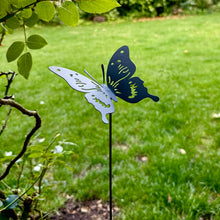 Load image into Gallery viewer, Black Metal Butterfly Garden Ornament (45 cm)