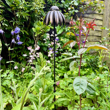 Load image into Gallery viewer, Recycled Metal Echinacea Garden Ornament (93 cm)