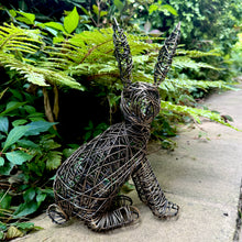 Load image into Gallery viewer, 3D Metal Hare Garden Ornament (35 cm)