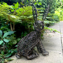 Load image into Gallery viewer, 3D Metal Hare Garden Ornament (35 cm)