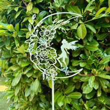 Load image into Gallery viewer, Mint Green Fairy Moon Garden Ornament (109 cm)