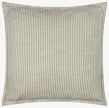 Load image into Gallery viewer, Moss Green Striped Cushion Cover