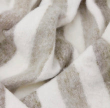 Load image into Gallery viewer, Beechwood Woven Stripe Throw Blanket – Super Soft &amp; Cosy