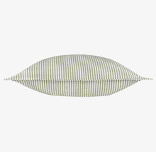 Load image into Gallery viewer, Moss Green Striped Cushion Cover